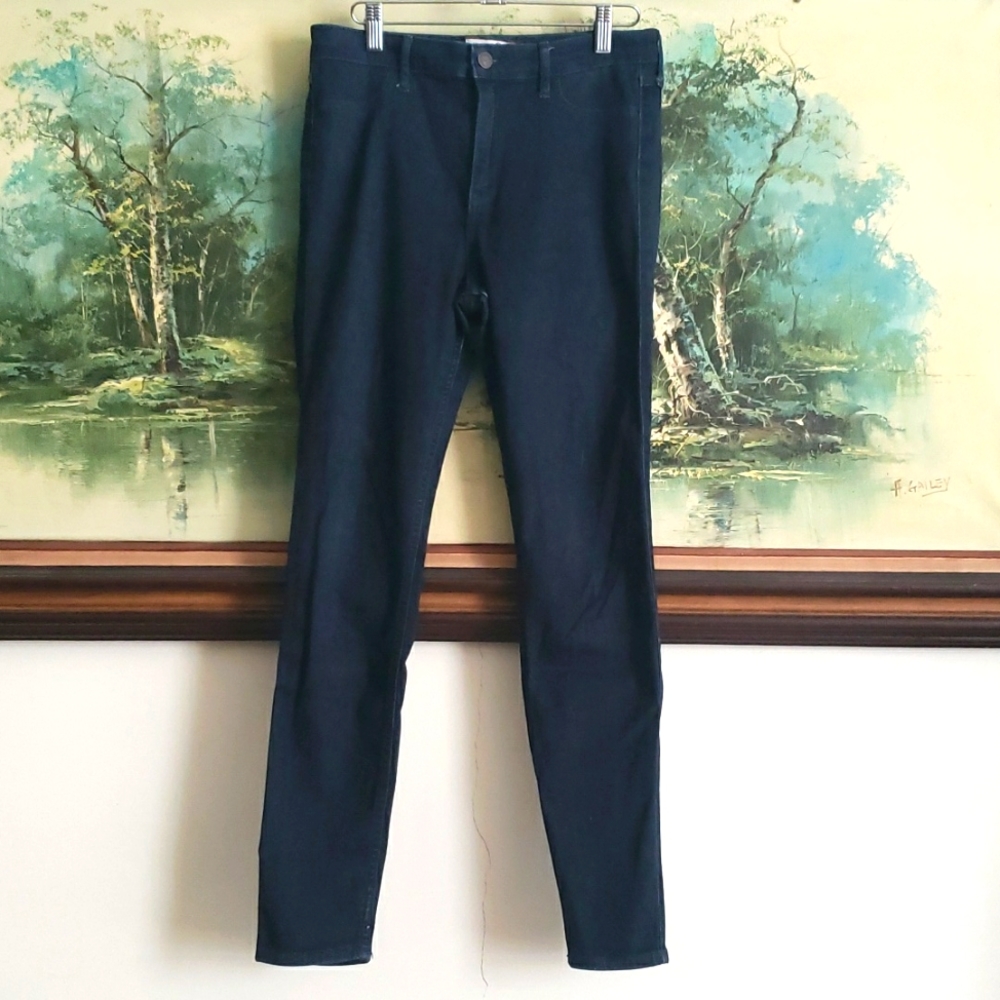 Hollister Dark Blue Stretch Jean Jeggings Size 9R 29w